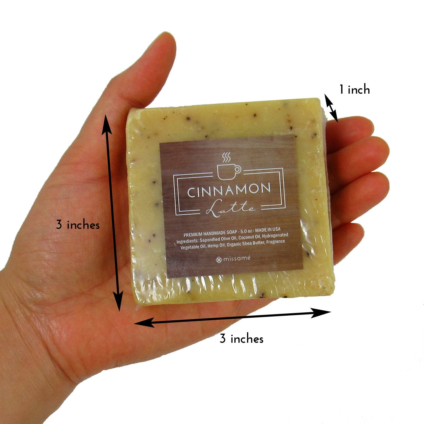 Handmade Bar Soap Gift Set - Coffee & Chocolate Scented | 4 Full-Sized 5.0 oz Bars with Organic Shea Butter