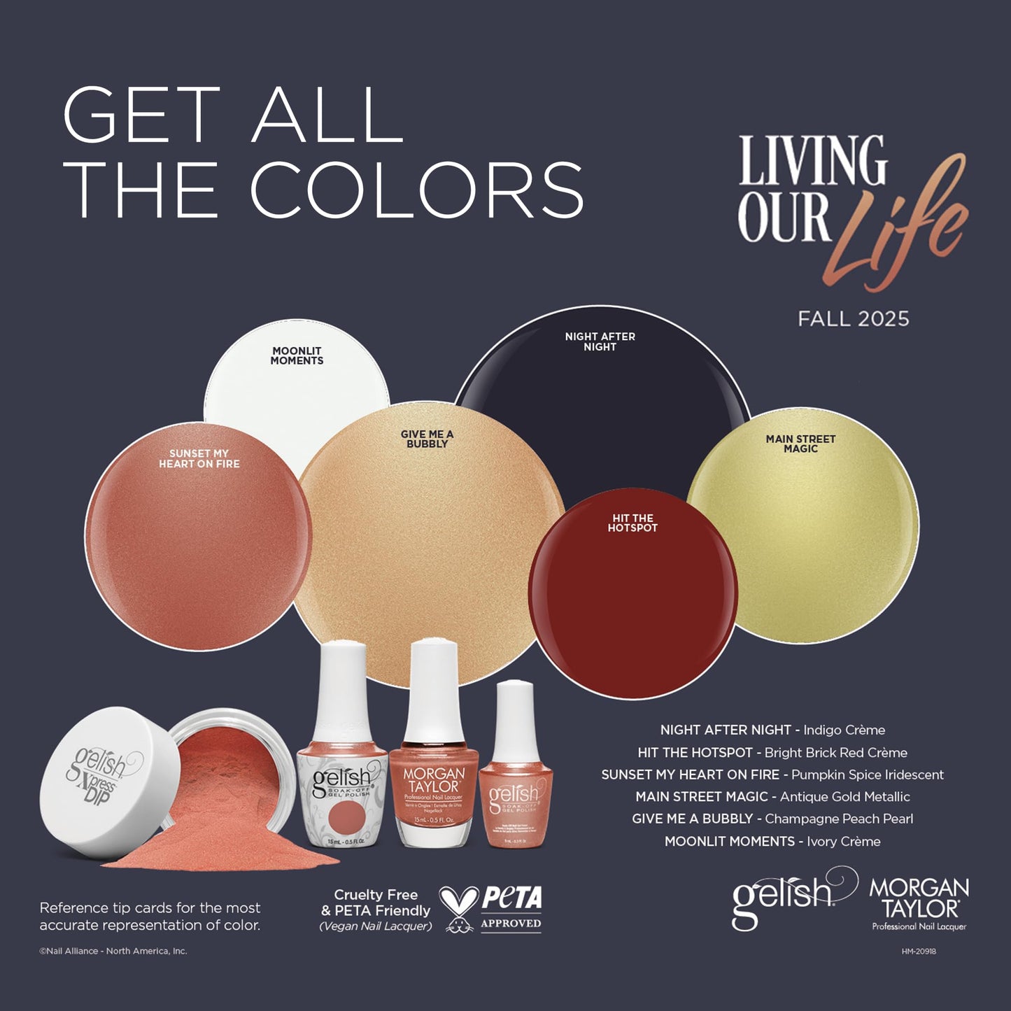 Morgan Taylor Living Our Life Collection Lacquer Nail Polish – Night After Night, 15mL