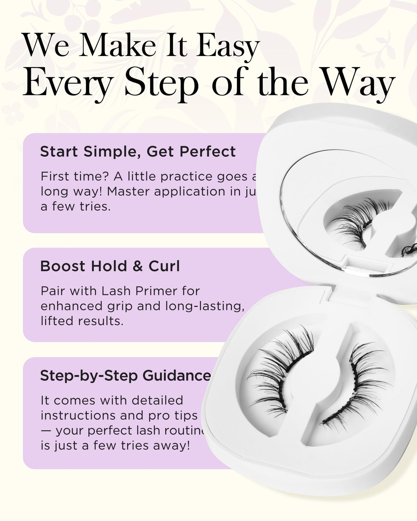 BEYELIAN Magnetic Eyelashes with Applicator Kit, Upgrade Soft Magnetic False Eyelashes Natural Look, No Glue Needed Reusable Magnetic Lashes for Eye Makeup (Lightweight & Comfortable)