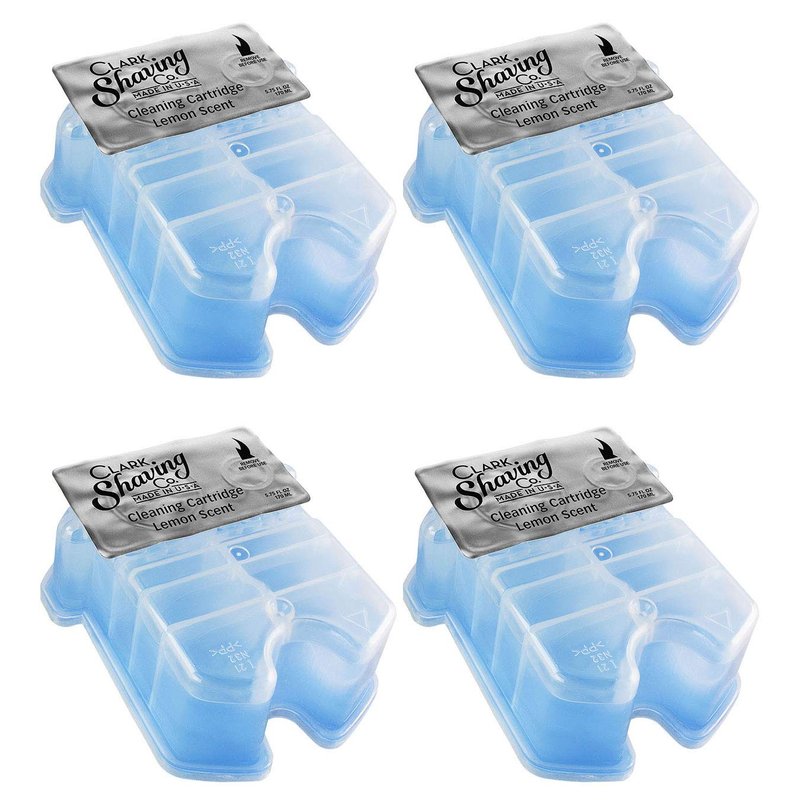 Clark Shaving Co. Refill Cartridges for Braun Clean & Renew CCR (4-Pack)