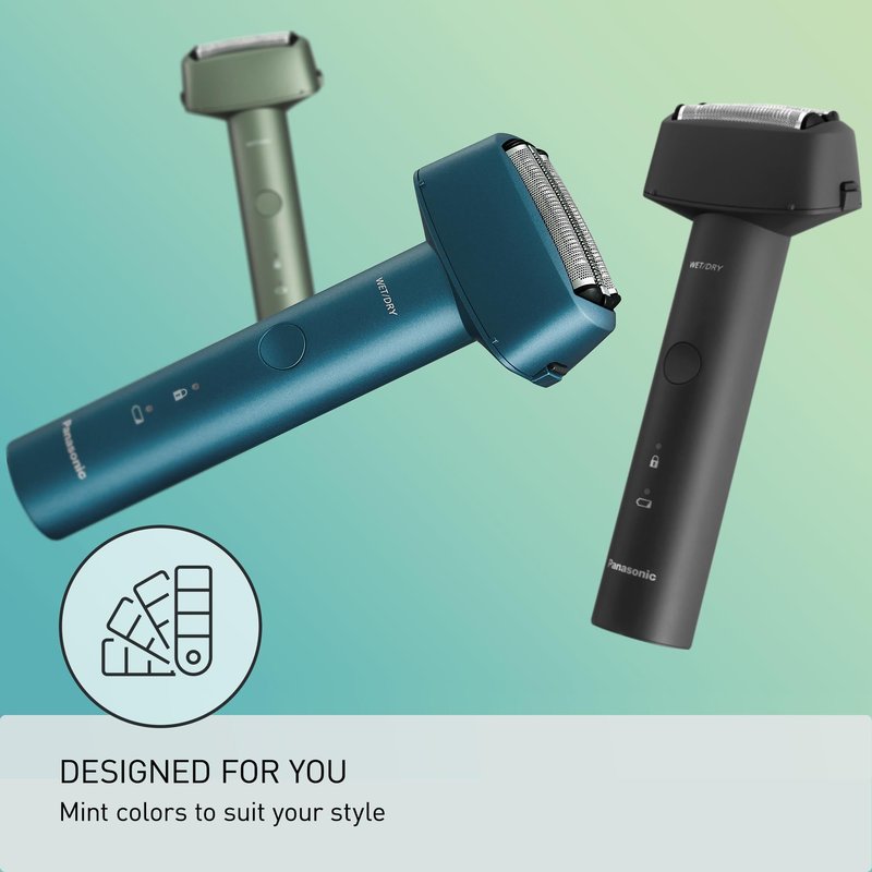 Panasonic Electric Razor for Men, Wet Dry Shaver with 3-Blade Cutting System, Ergonomic Handle and USB-C Charging- ES-RM3B-K