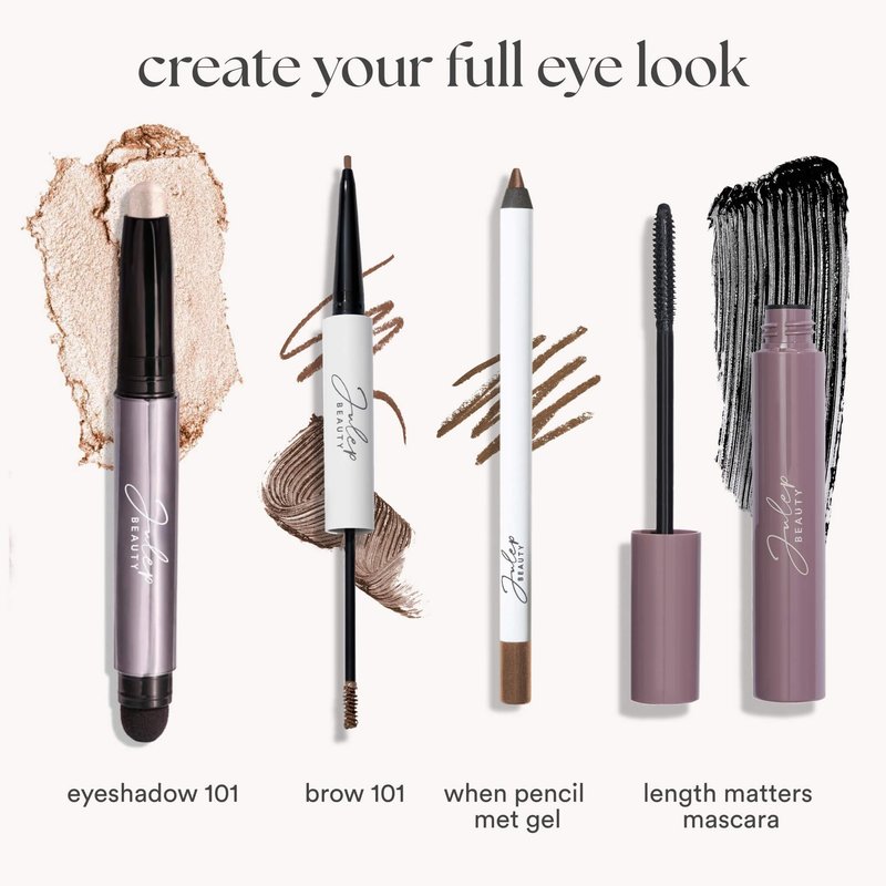 Julep Eyeshadow 101 Cream-to-Powder Waterproof Eyeshadow Stick – Champagne Shimmer – Long-Lasting, Buildable, Crease-Proof, Cruelty Free, Shimmer Finish with Built-In Smudger