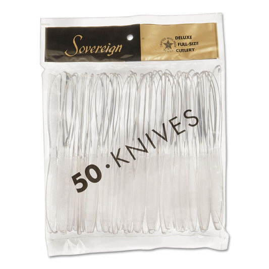 Maryland Plastic Sovereign Knives Bag | Clear | Pack of 50