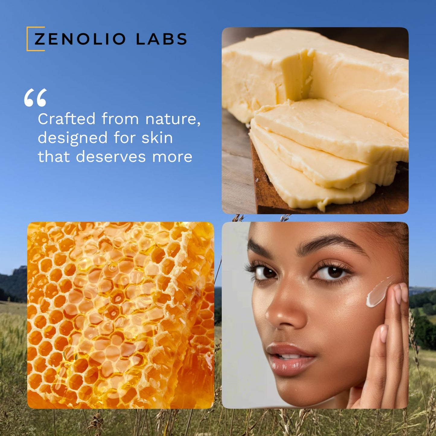 Beef Tallow Face Moisturizer - Whipped Grass-Fed Balm with Raw Honey & Beeswax | Hydrating Cream for Dry, Sensitive Skin