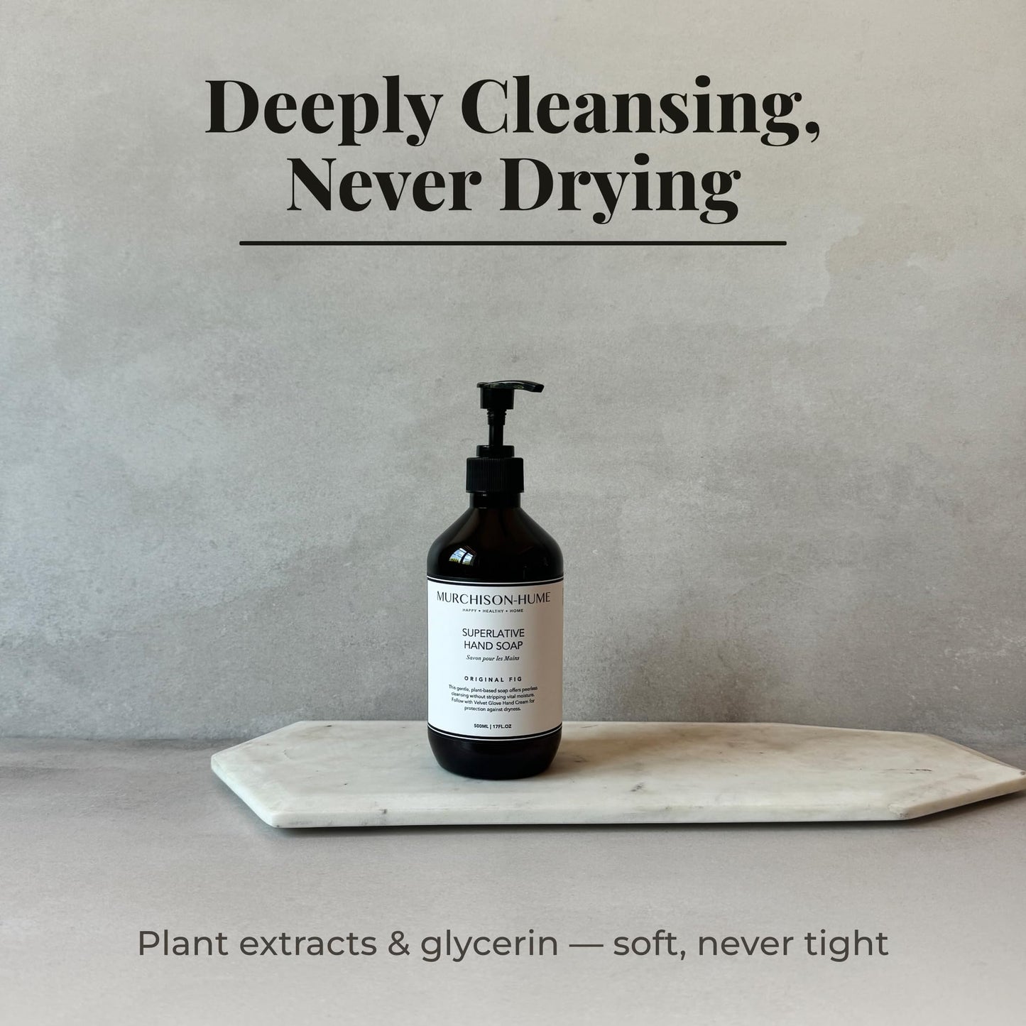 Murchison-Hume Original Fig Hand Soap Refill | Superlative Plant-Based Formula | Eco-Friendly 32 fl oz Refill for Pump Dispenser | SLS-Free, Paraben-Free & Cruelty-Free