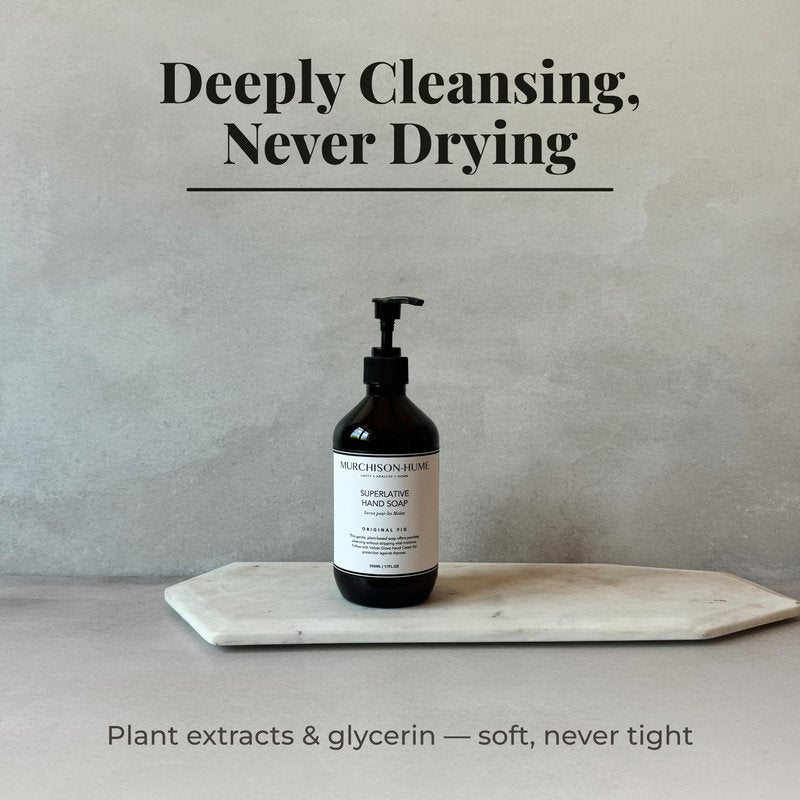 Murchison-Hume Original Fig Hand Soap Refill | Superlative Plant-Based Formula | Eco-Friendly 32 fl oz Refill for Pump Dispenser | SLS-Free, Paraben-Free & Cruelty-Free