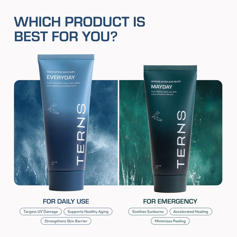 TERNS Everyday Advanced Moisturizer for Face & Body, Daily Skin Care Lotion for Men & Women, Marine Bioactive Skin Cream, Supports Firmness & Hydration, Travel Friendly, Natural Fragrance, 3.4 Oz