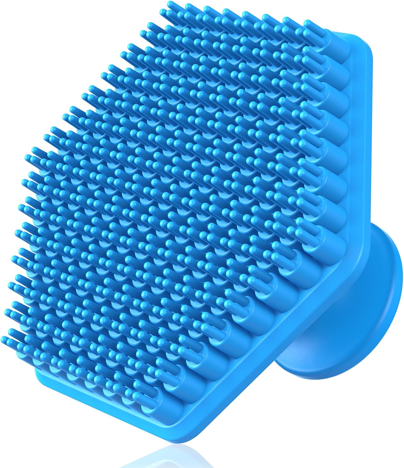 VWMYQ Silicone Face Scrubber for Men, Gentle Exfoliator Pad & Massager, Facial Cleansing Brush Silicone Face Wash Brush Removes Dead & Dry Skin (Black)
