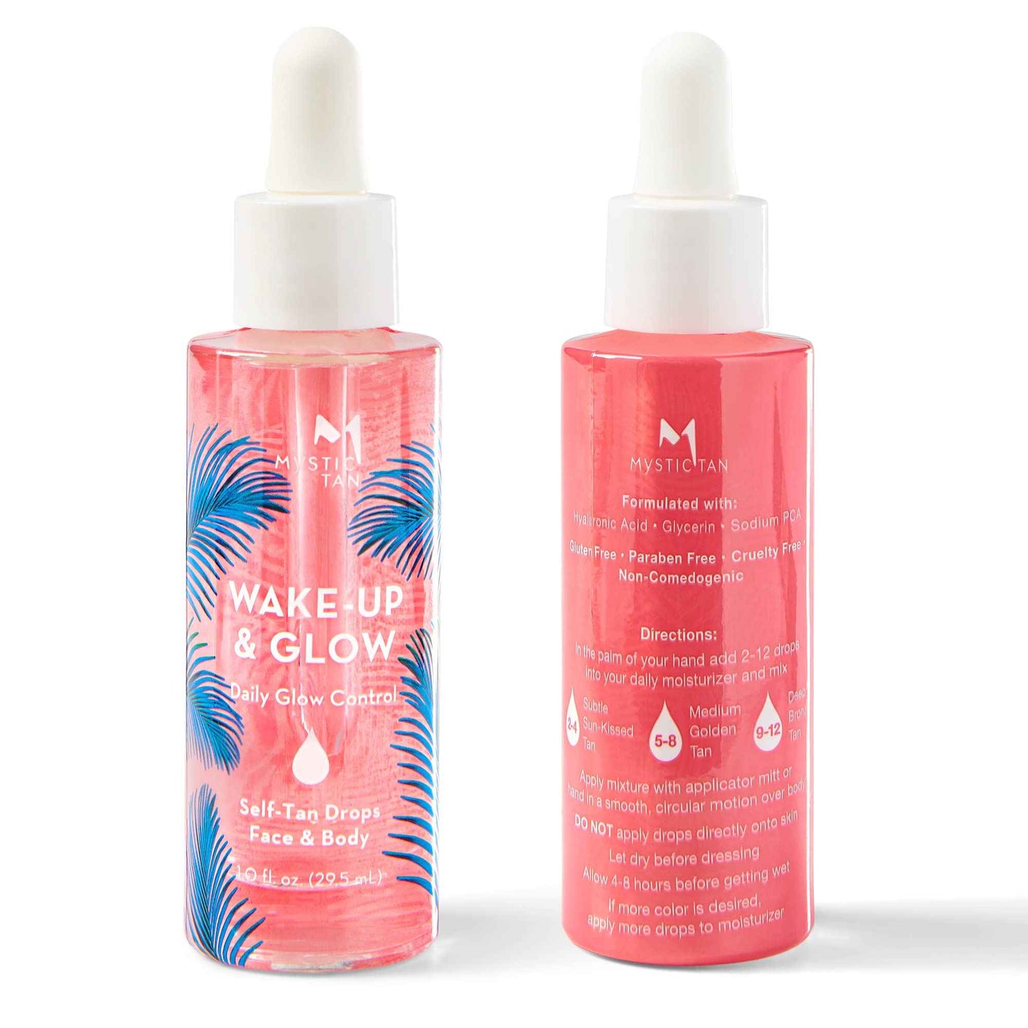 Mystic Tan Wake-Up & Glow Daily Glow Control Self Tan Drops, 1.0 fl. oz