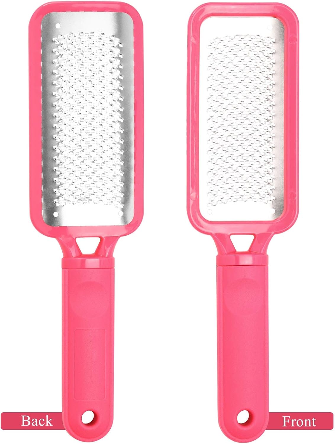 3 Pieces Colossal Foot Files Kit Foot Scrubber Foot Rasp and Double-Sided Heel Files Pedicure Tools Callus Remover Stainless Steel Feet Scraper Foot Grater for Dead Skin