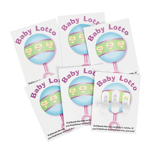 Fun Express - Baby Shower Pickle Cards for Baby - Party Supplies - Favors - Misc Favors - Baby - 24 Pieces