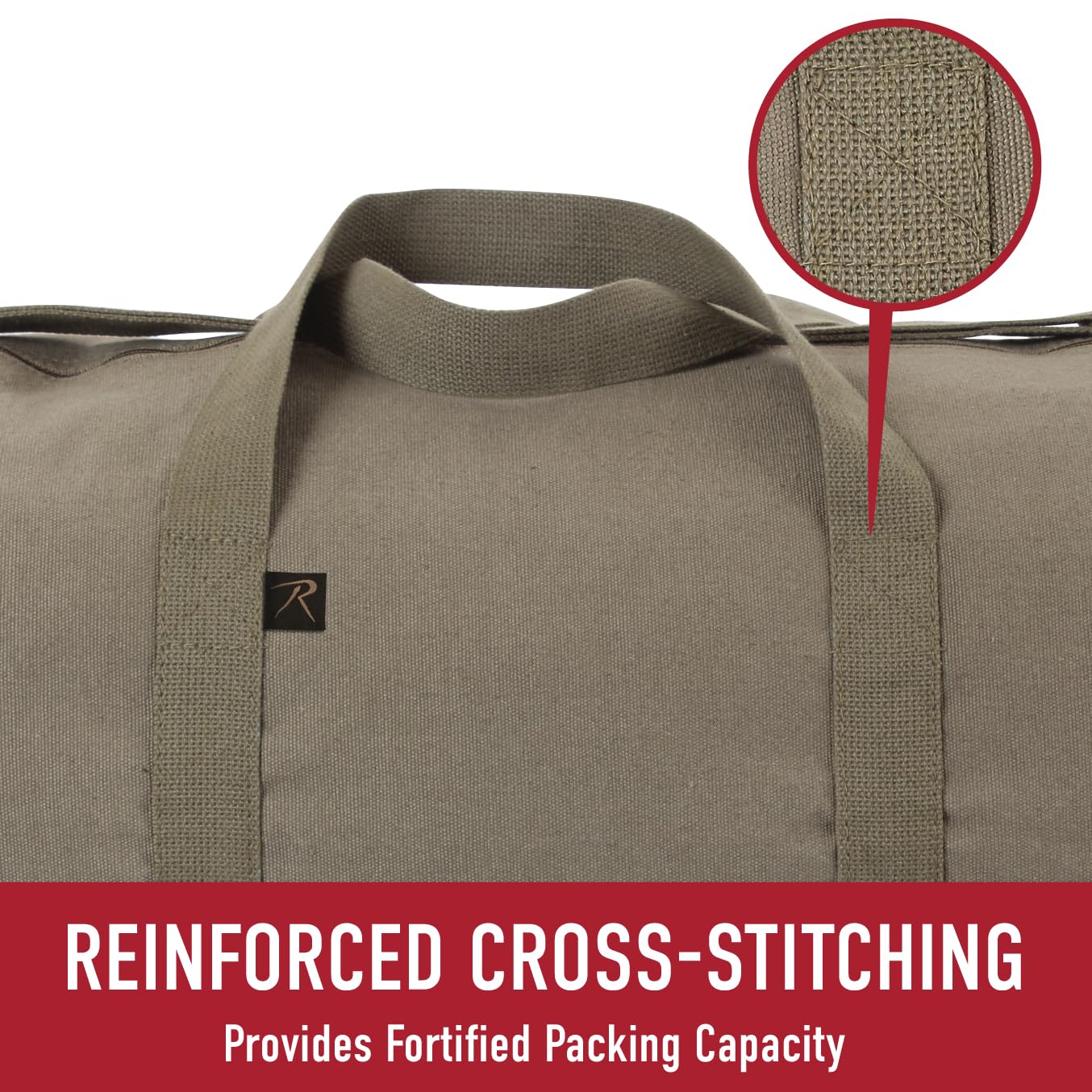 Rothco 22243: Canvas Shoulder Duffle Bag