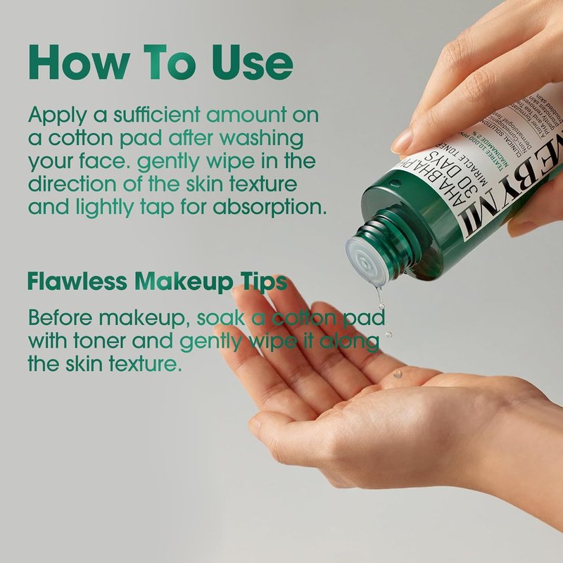 SOME BY MI AHA BHA PHA Miracle Toner & Truecica Clear Pads - 30 Days Clear Skin Solution