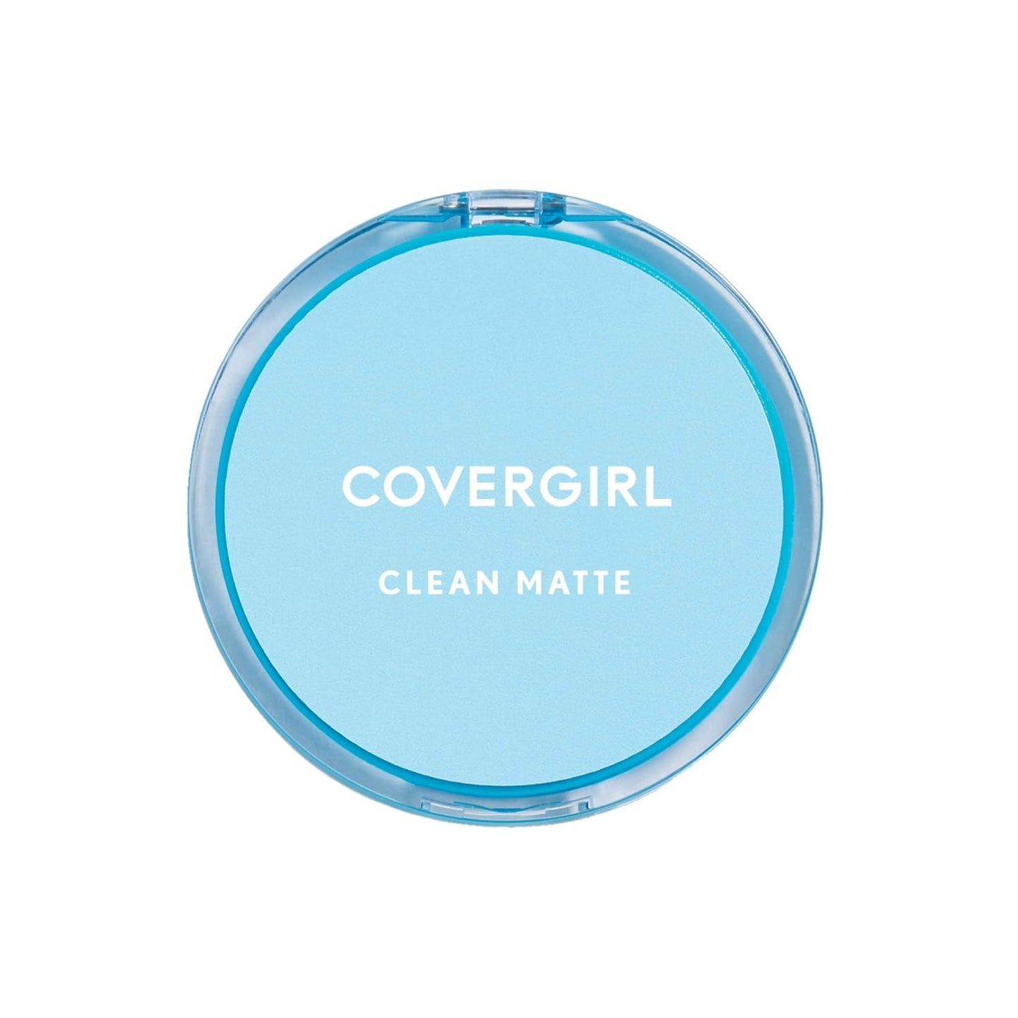 COVERGIRL Clean Matte Pressed Powder, Oil Control Powder, 1 container, .35 Fl Oz, Face Powder, Oil Free Loose Powder, Matte Finish, Lightweight, Shine Free Formula, Leaves Skin Smooth and Clean