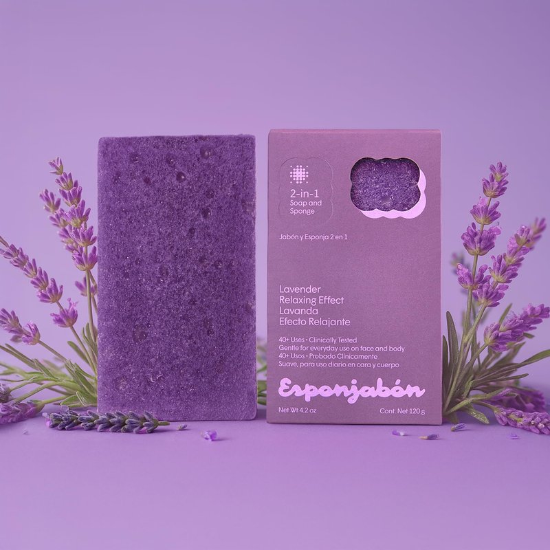 T.Taio Esponjabon Soap Sponge Variety Pack - Shower Scrubber & Bath Wash Scrub - Massage Face - Bathroom Accessories - Mother of Pearl, Aloe Vera, Lavender, Charcoal, Cucumber-Melon, Oatmeal (6 Pack)