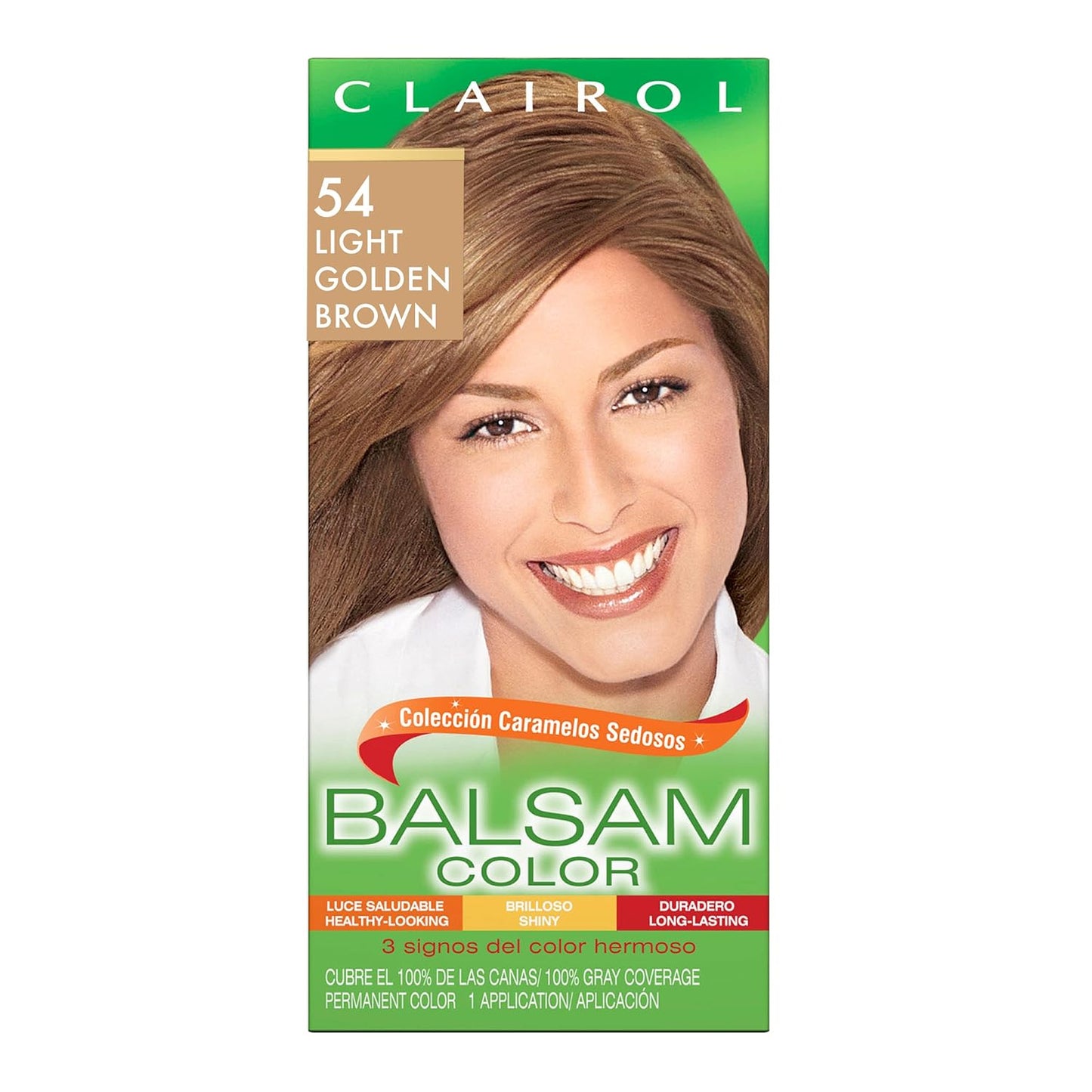 Clairol Balsam Permanent Hair Dye, 618 Black Hair Color, Pack of 1