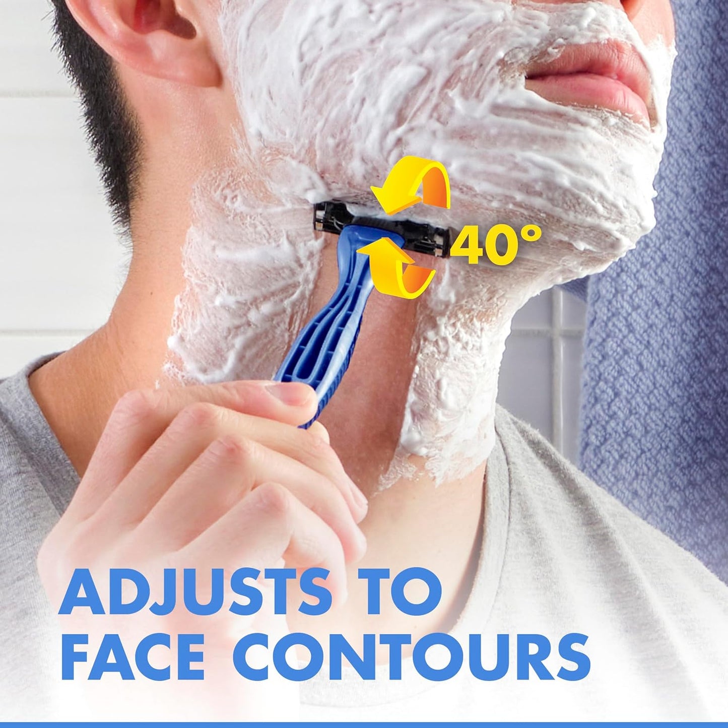 Gillette Mach3 Men's Disposable Razors, 3 Count