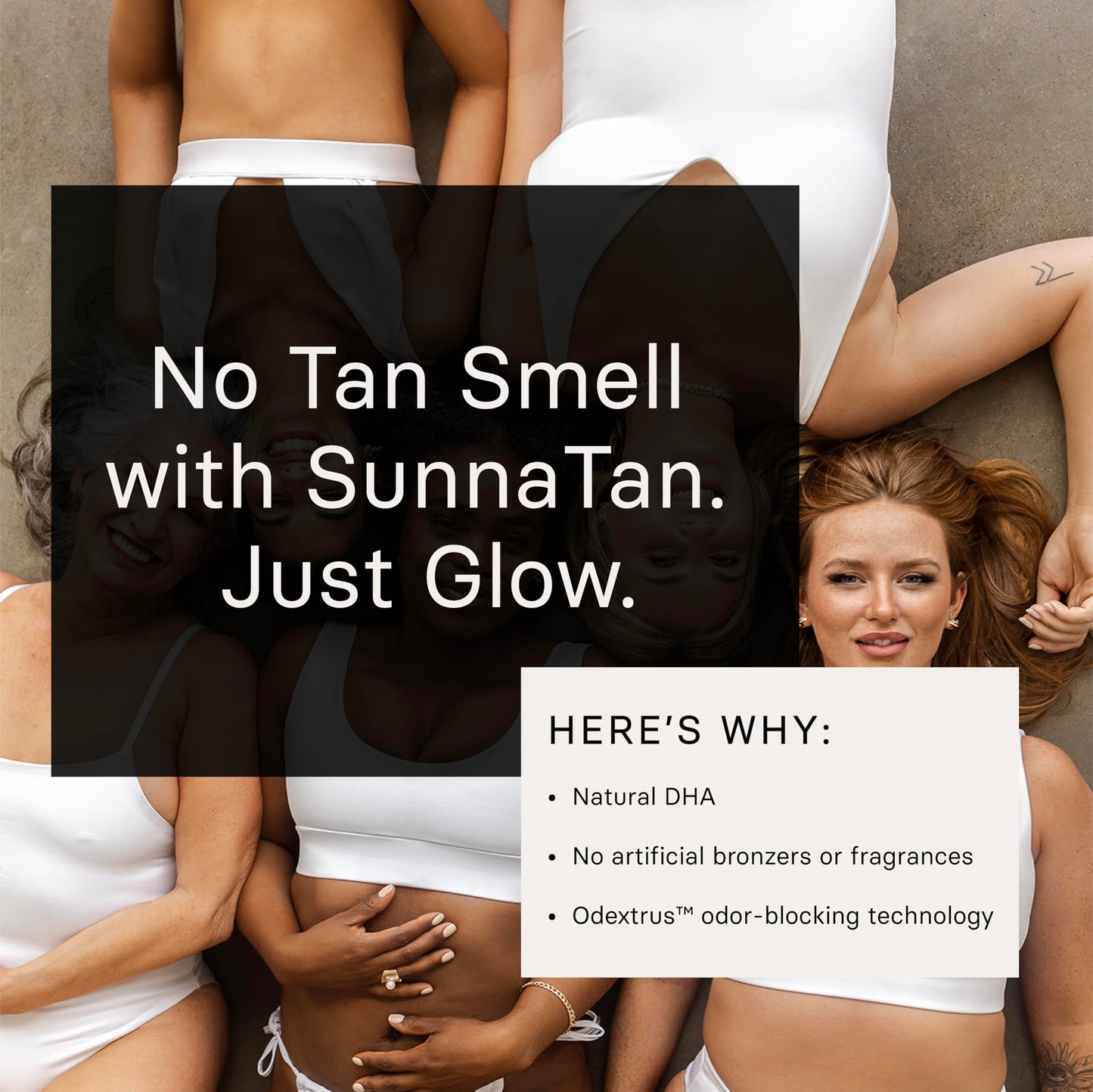 Face Tan Water by SunnaTan - Made with Witch Hazel Water & Hyaluronic Acid - Organic & Natural Ingredients - Non-Sticky and Lightweight - Face Tanner in Light/Medium (60mL)