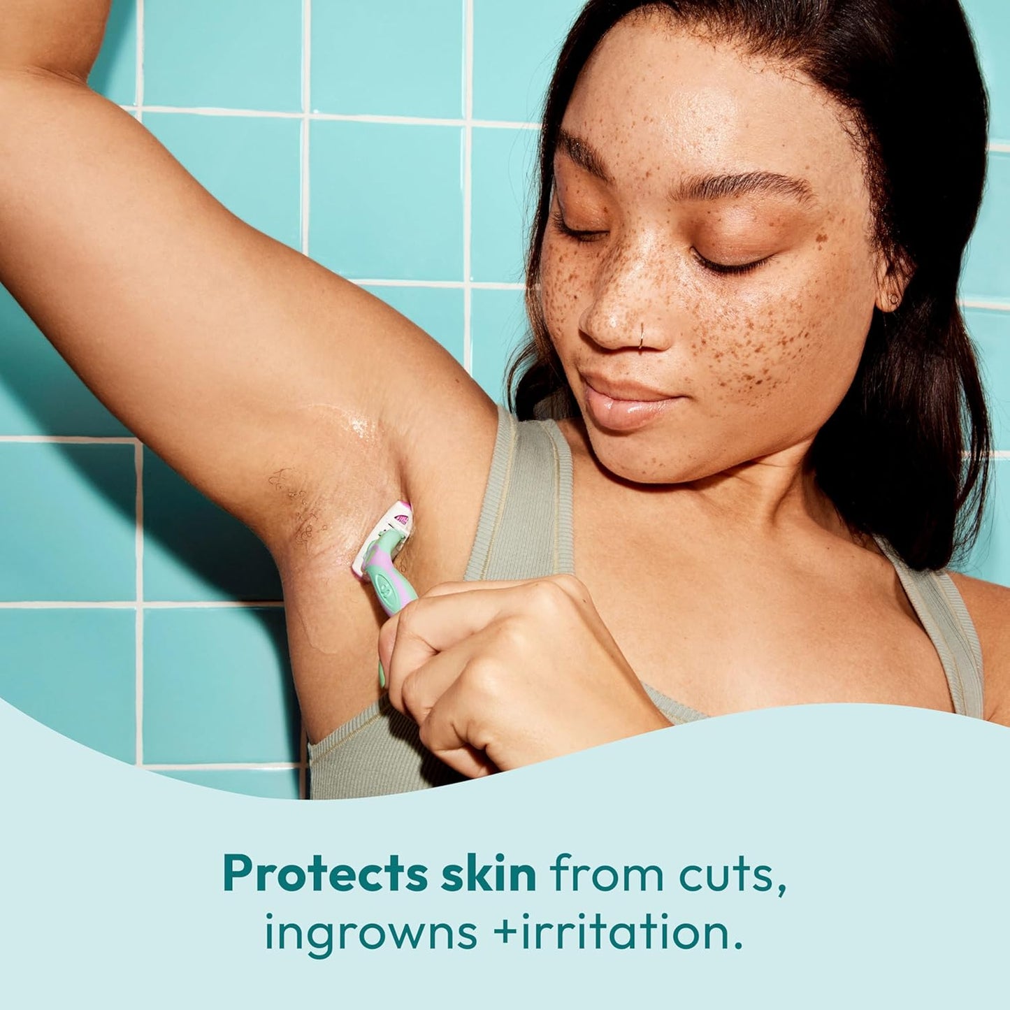 Skintimate 2-in-1 Shave Oil & Moisturizer, Coconut Bliss, 7.3oz | Shaving Oil, After Shave for Women Bikini Area Moisturizer with Vitamin E and Aloe, Shaving Cream Alternative, 7.3 fl oz