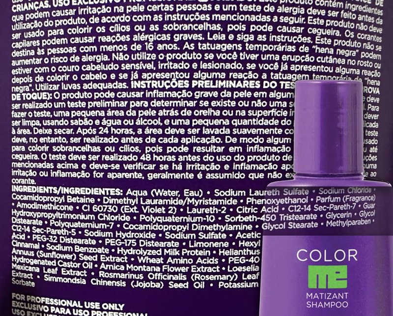 KUUL MATIZANT SHAMPOO 33.81 oz - PURPLE SHAMPOO - (MATIZANTE CABELLOS CANOS RUBIOS O DECOLORADOS COLOR DEL LIQUIDO = MORADO) - 1000 ML
