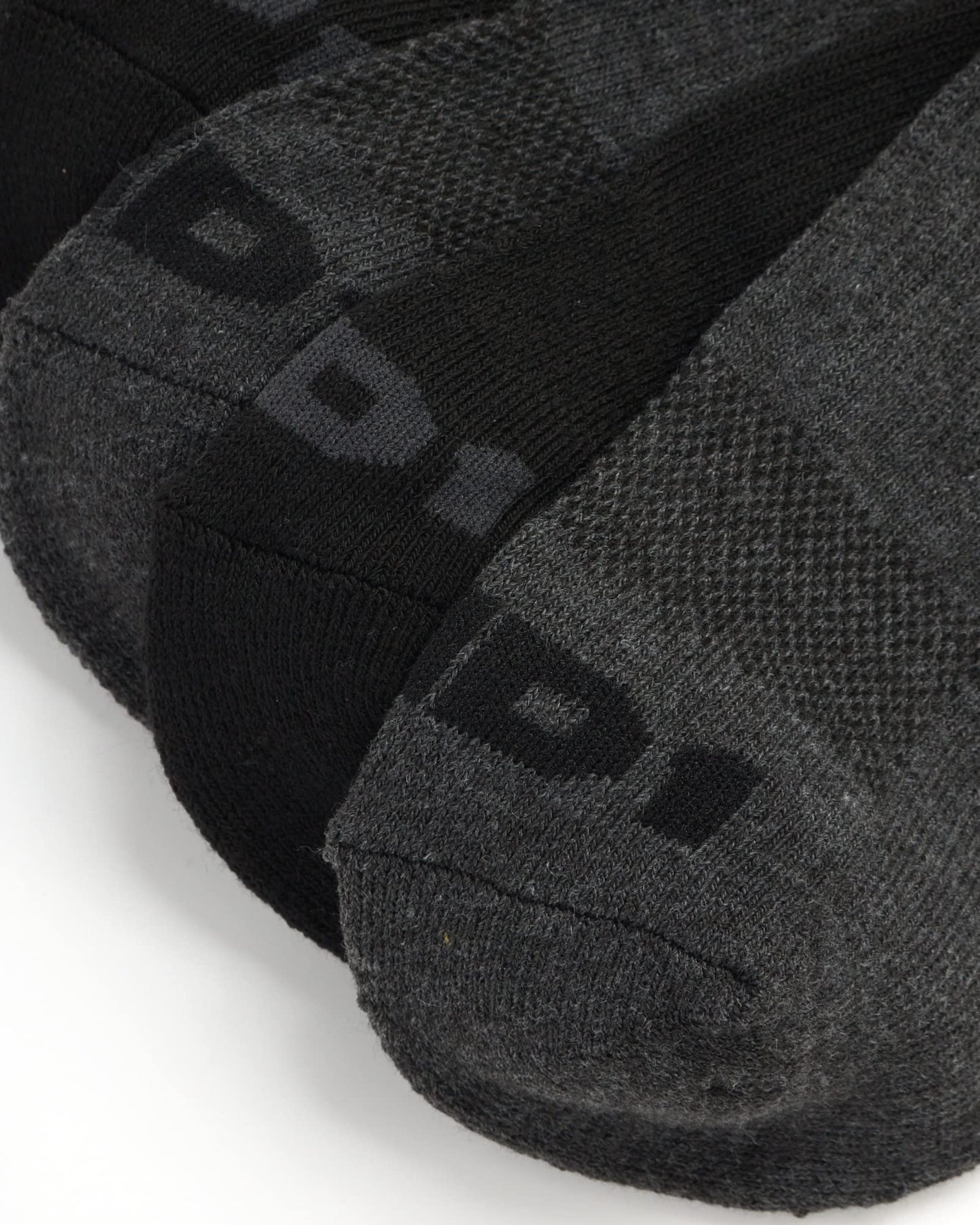 AND1 Men's Athletic Socks - Cushion Comfort No Show Socks (24 Pack), Size 6-12.5, Grey/Black
