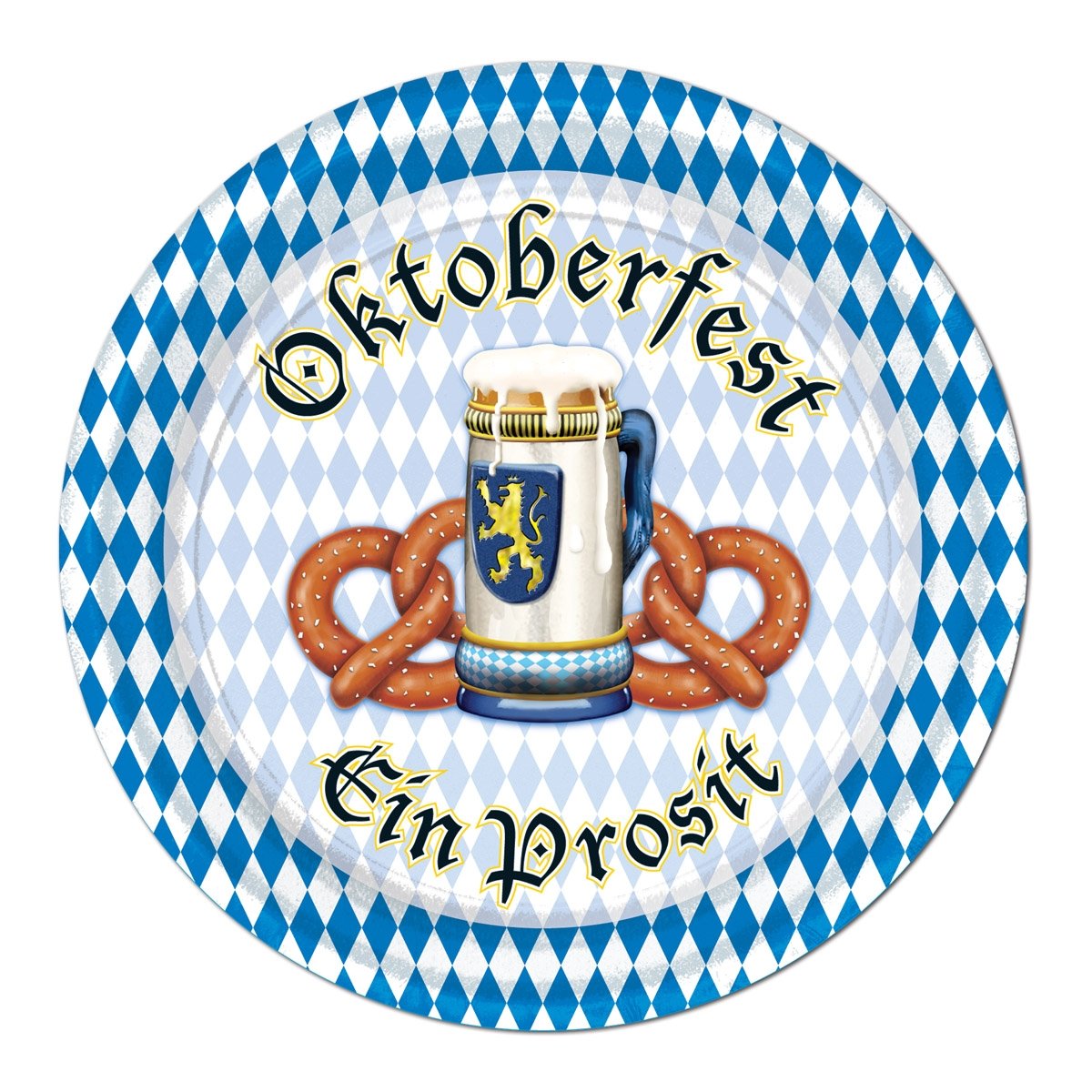 Beistle Oktoberfest Plates 7"