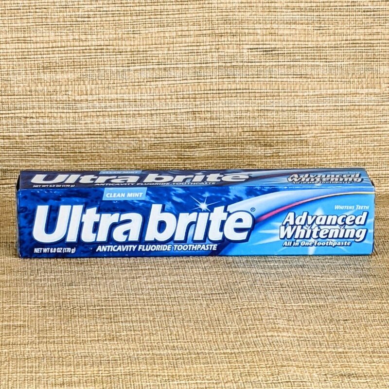 Ultra Brite Advanced Whitening Toothpaste Clean Mint 6 oz (Pack of 7)
