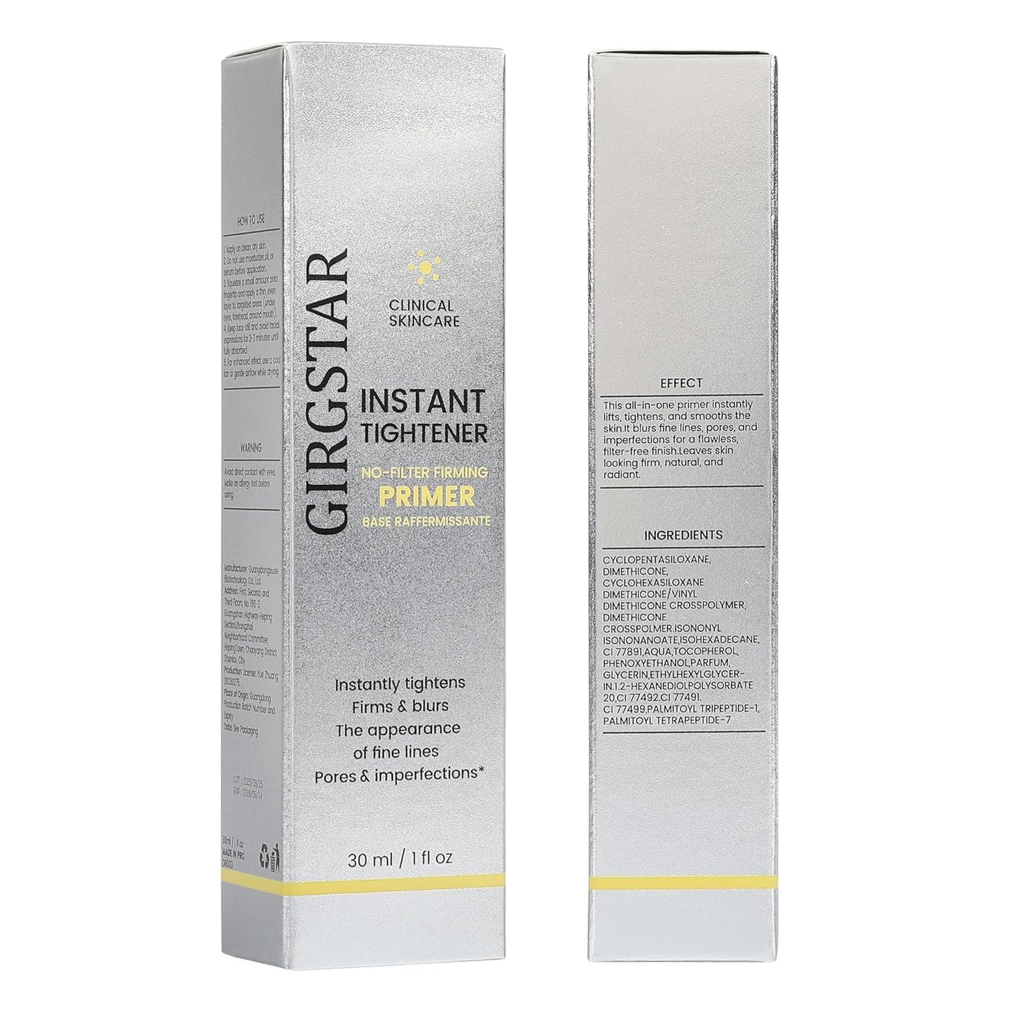 Instant Face Blurring Primer - Firming Makeup Base for Smooth Fine Lines & Pores | Long-Lasting Shine Control