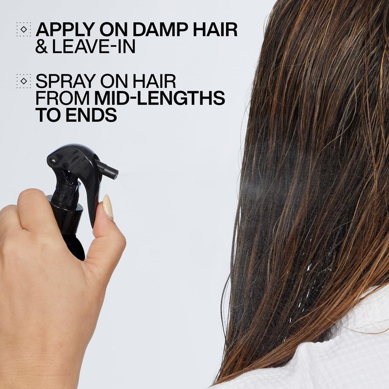 Redken Acidic Color Gloss Heat Protection Leave-In Treatment Spray For Color Treated Hair - Conditions and Adds Hair Shine, Heat Protectant Leave In Conditioner