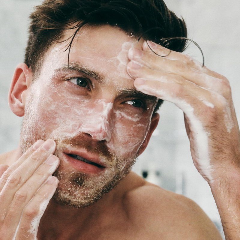 Brickell Men's Acne Face Wash for Men, Acne Face Wash to Cleanse Skin and Eliminate Acne, Clears Breakouts, With 2% Salicylic Acid, Hyaluronic Acid, and Tea Tree Oil, 6 Ounces