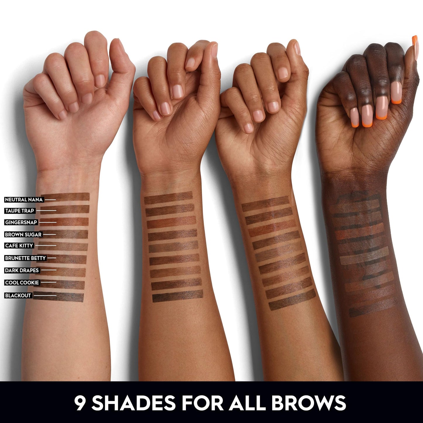 Urban Decay Big Bush Volumizing Tinted Eyebrow Gel (Neutral Nana - Neutral Brown), Waterproof, Smudge-Resistant, Flake-Resistant, Buildable Brow Gel Fibers, Up to 24 HR Hold - 0.19 fl oz