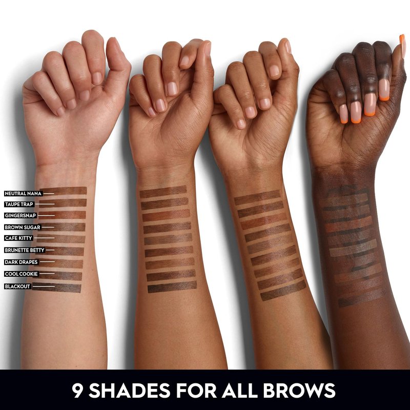 Urban Decay Big Bush Volumizing Tinted Eyebrow Gel (Neutral Nana - Neutral Brown), Waterproof, Smudge-Resistant, Flake-Resistant, Buildable Brow Gel Fibers, Up to 24 HR Hold - 0.19 fl oz