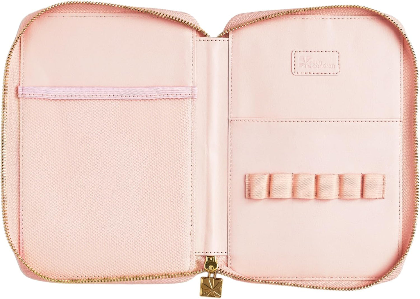 Erin Condren Ultimate Planner Accessory Pouch - Vegan Leather Organizer with Inside Pockets & Extended Zipper | Perfect for Planners