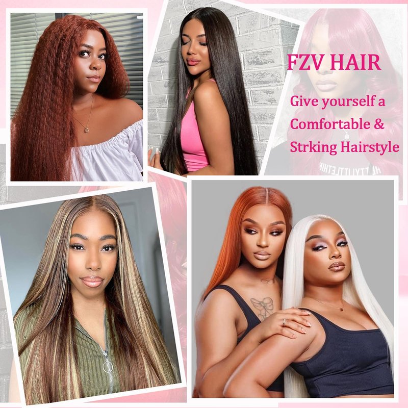 Clip in Hair Extensions Kinky Human Hair 110g Remy Human Hair Clip on Extensions 8pcs 18 Inch Soft Hair for Fashion Women 18Clips/Set Chocolate Brown to Honey Blonde Hair Extensions (#P427)