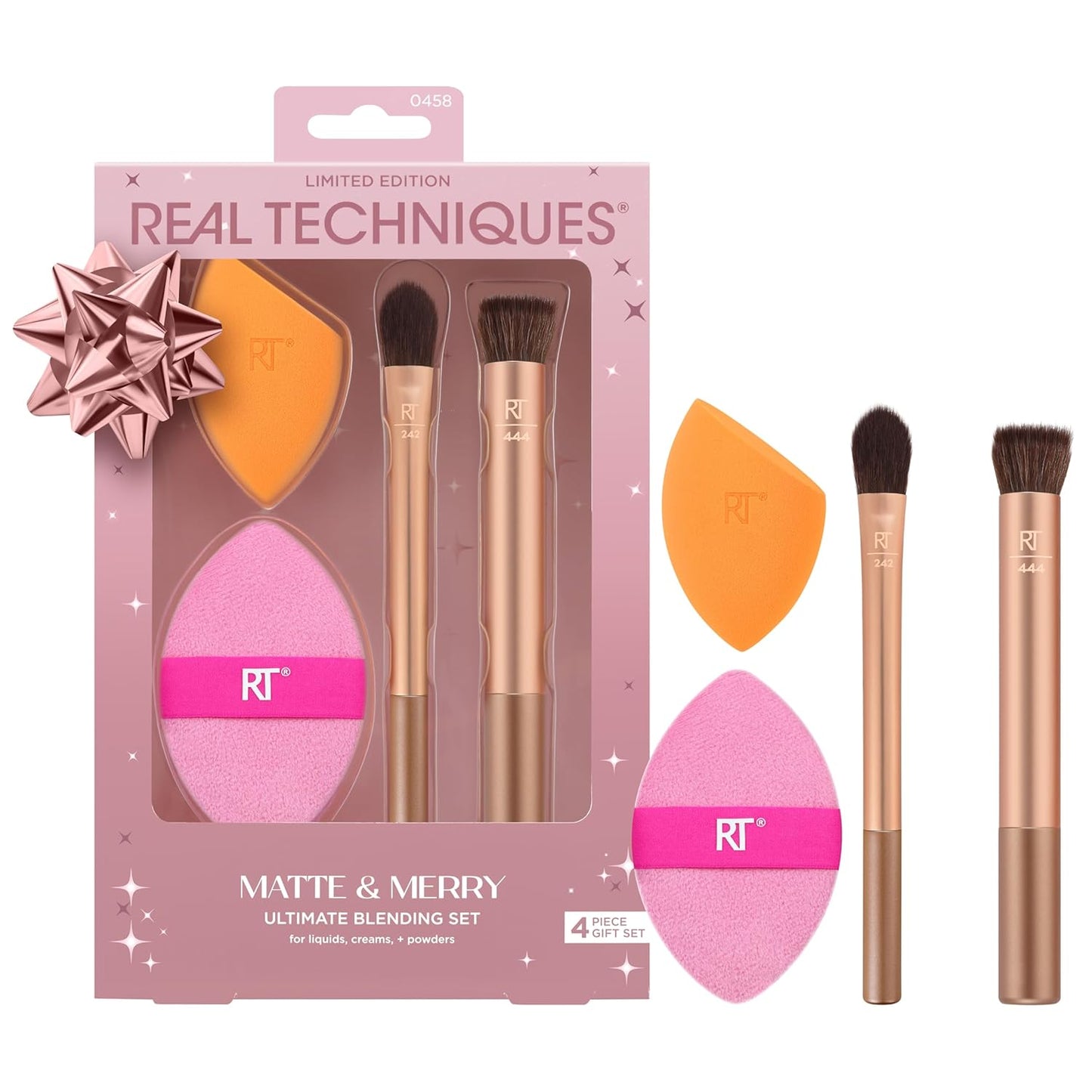 Real Techniques Brightening Concealer Makeup Brush, Viral Kitten Paw Brush Conceals Under Eyes, & Imperfections, Cover Dark Circles, For Brightener & Concealer, RT 242 Brush, Cruelty-Free, 1 Count