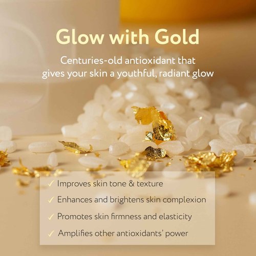 Face Republic Glow Gold Mineral Cleanser 100ml 3.38 fl oz | Deep Pore Purifying Foam | Vitalizing for Dull Skin | Gold, Rice Bran, Ginseng, Vitamins, Niacinamide | Vegan Korean Skincare