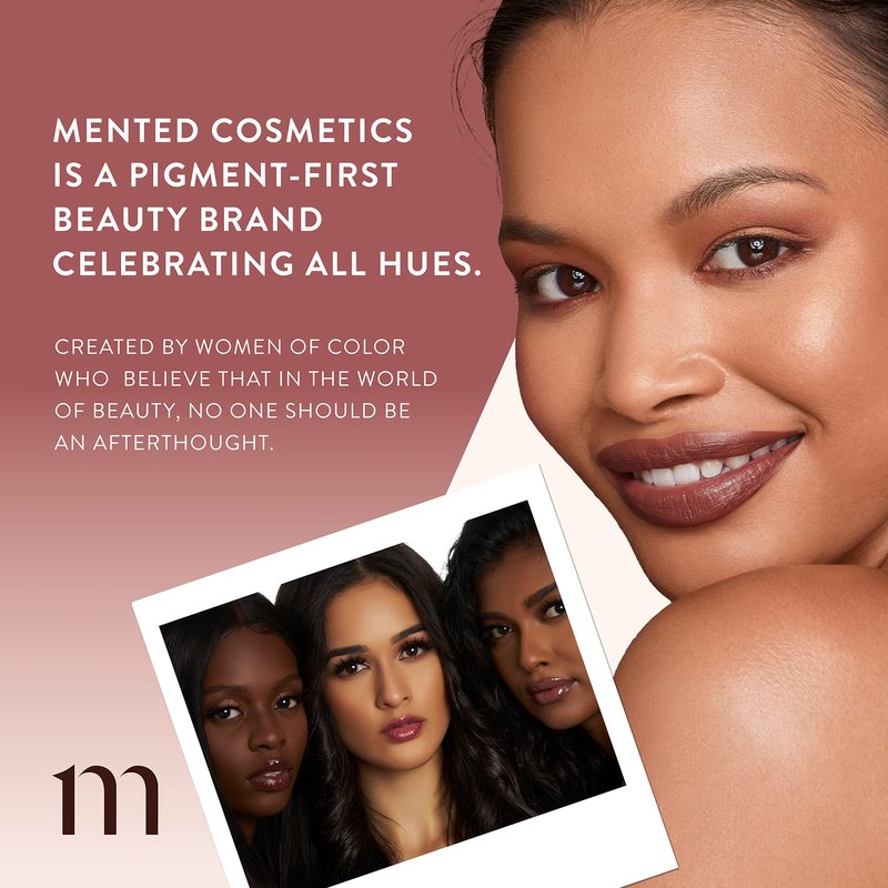 Mented Cosmetics Soft Synthetic Makeup Brushes, Blush, Concealer, Powder & Primer, Densely Packed Blending Brush for Face Makeup, Ideal for Women, Powder Brush