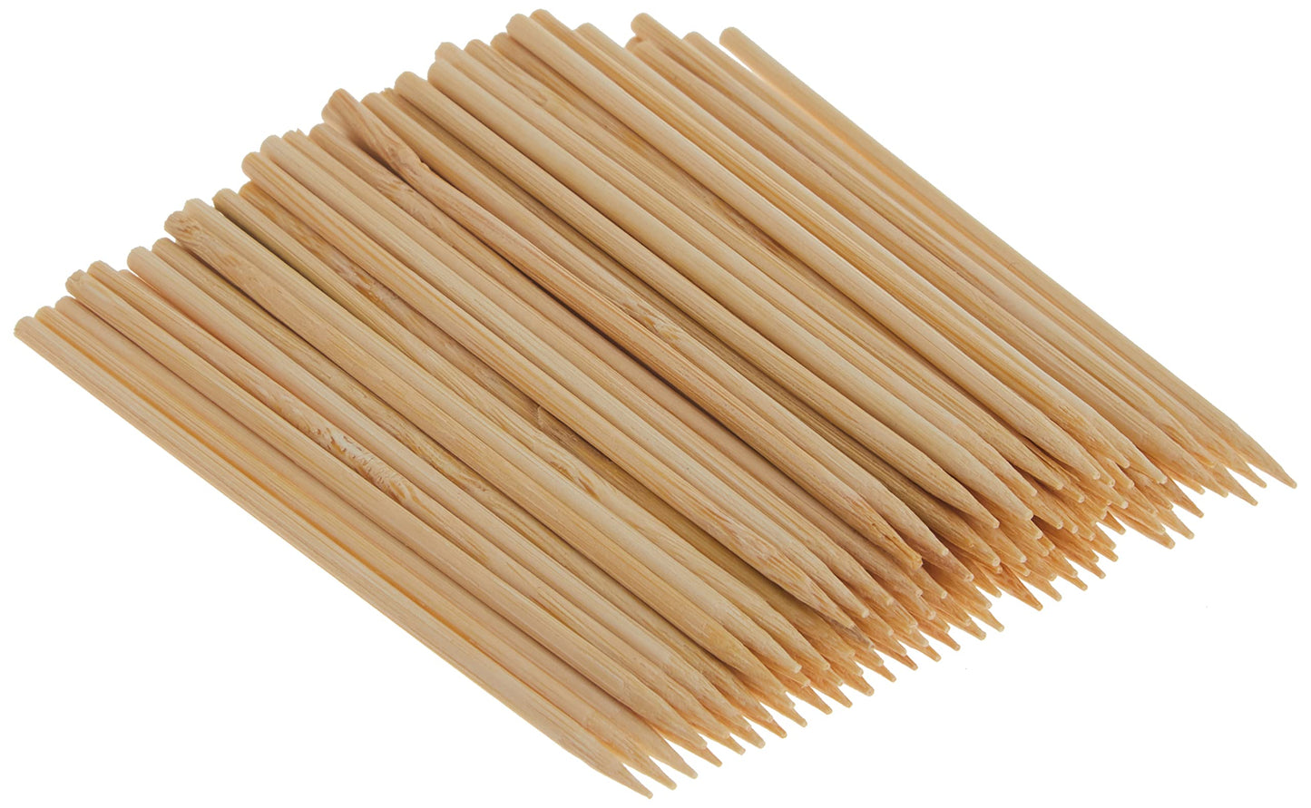 HIC Kitchen Bamboo BBQ Kabob Grill Skewers, 4-Inches Long, Set of 100