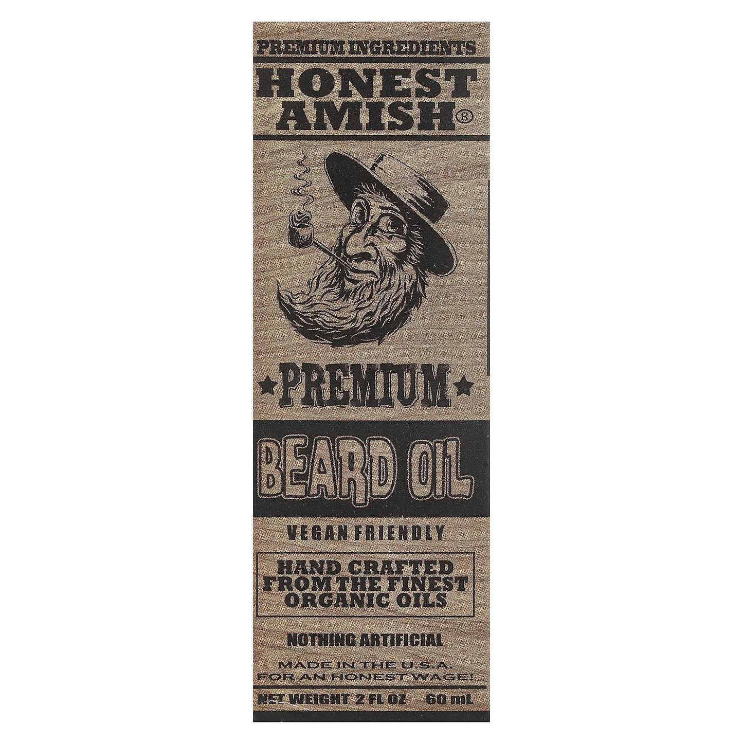 Honest Amish - Premium Beard Oil - 2 Ounce