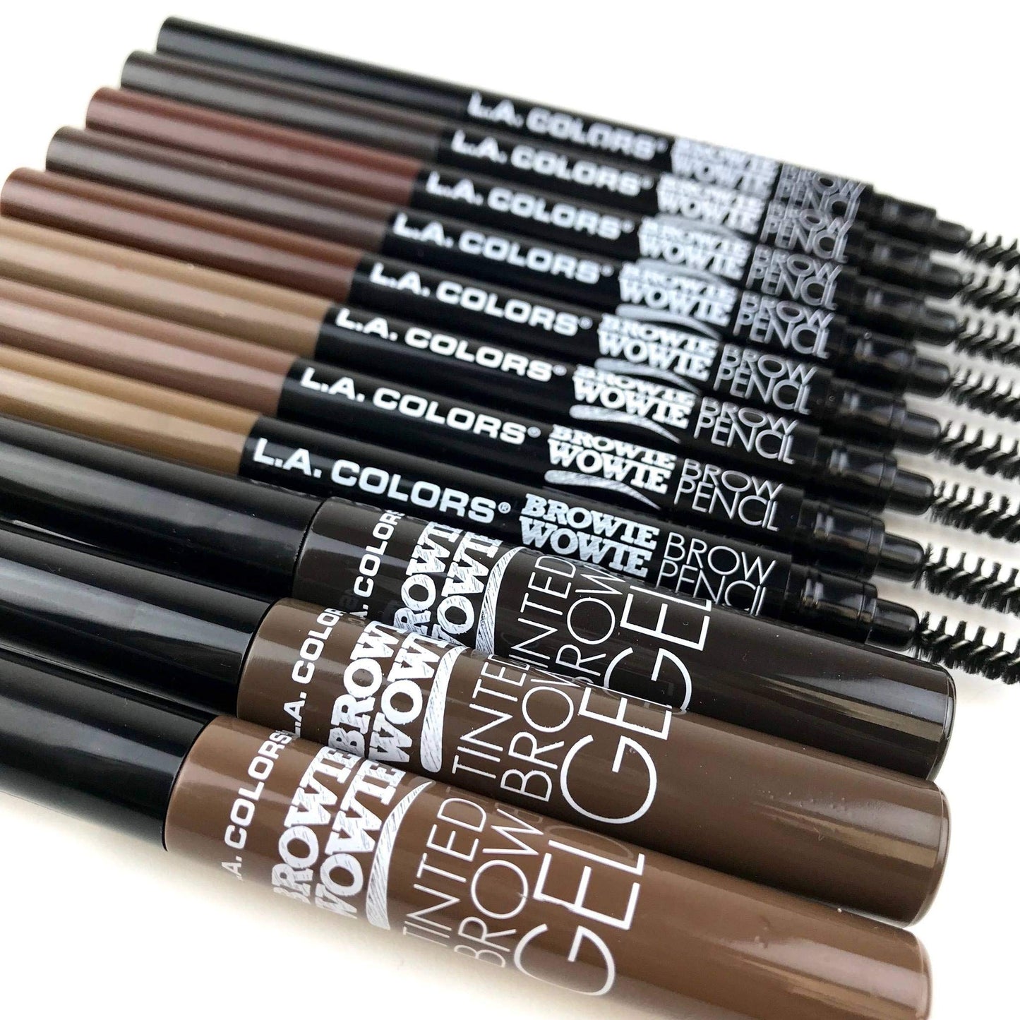 L.A. Colors Tinted Brow Gel, Soft Brown, 1 Ounce (Pack of 2)