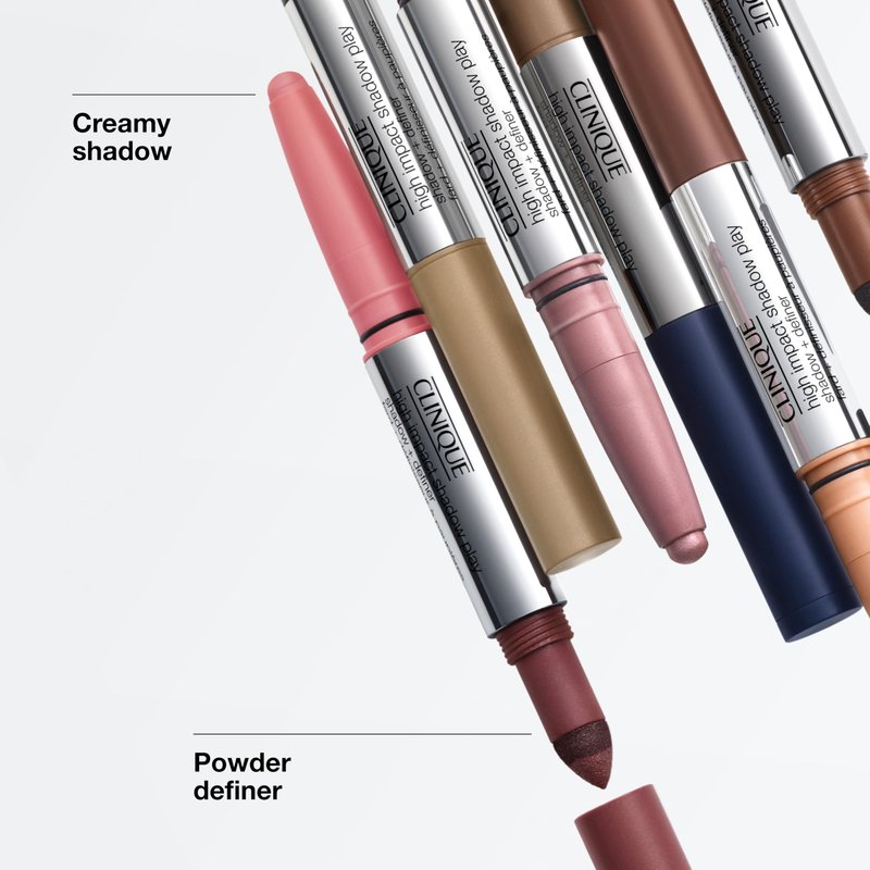 Clinique High Impact Shadow Play Shadow + Definer | Eyeliner + Eyeshadow | Crease Proof, Water Resistant + Safe For Sensitive Eyes, Day And Night, 1 Count