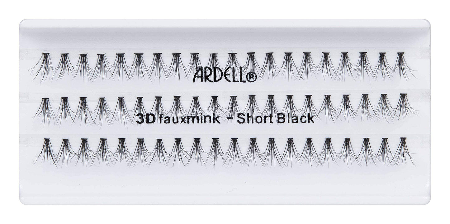 3D Faux Mink Individuals Short (Pack of 2)