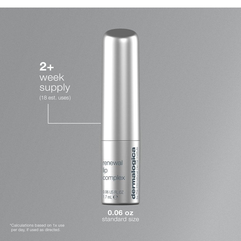 Dermalogica Renewal Lip Complex (0.06 Fl Oz) Anti-Aging Lip Balm Moisturizer for Dry Lips - Smoothes Rough, Uneven Lips and Minimizes Contour Lines