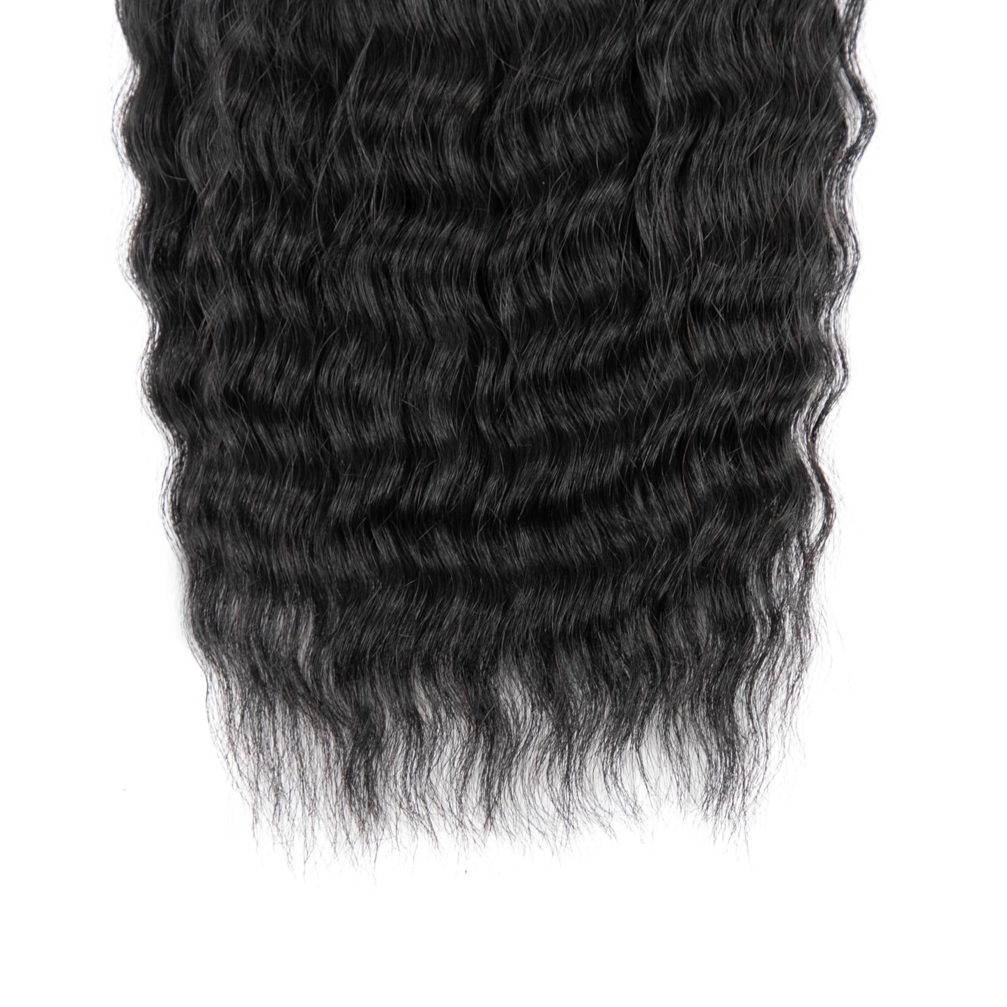 Wet and Wavy Human Braiding Hair No Weft Super Wavy Bulk Human Hair For Boho Braids 100g (1Pack-4PCS) 100% Virgin Human Hair Super French Micro Braiding Bohemian Braids (Super Wavy(#1B), 14 Inch)