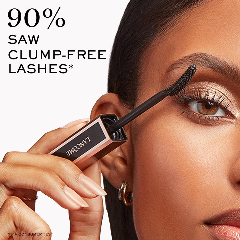 Lancôme Lash Idôle Lash-Lifting & Volumizing Waterproof Mascara - Black Mascara for Instant Volume, Length & Lift - Smudge Proof & Up To 24H Wear - Black - Waterproof Mascara