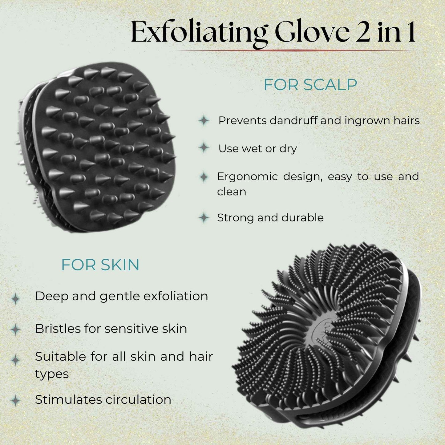 Body Scrub Set - Body Exfoliator - Himalayan Salt Scrub - Butter Scrub and Sugar Scrub - Exfoliating Wash set - Skin Care Set - All Skin Types with Scrubber Silicone