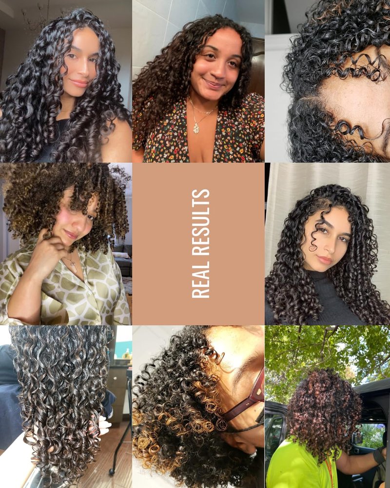 Glocurl Curl Defining Cream Natural Vegan Formula with Biotin, Aloe Vera, Coconut Oil & Quinoa Protein. Defines, Moisturizes & Fights Frizz for All Curl Types.