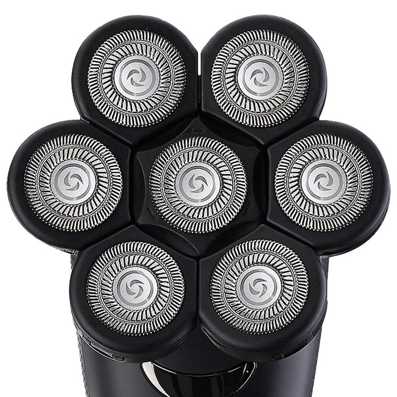 Bald Head Shaver Replacement Blades for Head Shaver, Premium 7 Blades Shaver Replacement Heads for Universal Head Shavers and Freedom Bald Men Grooming, 3 Cleaning Brush, 3 Pack