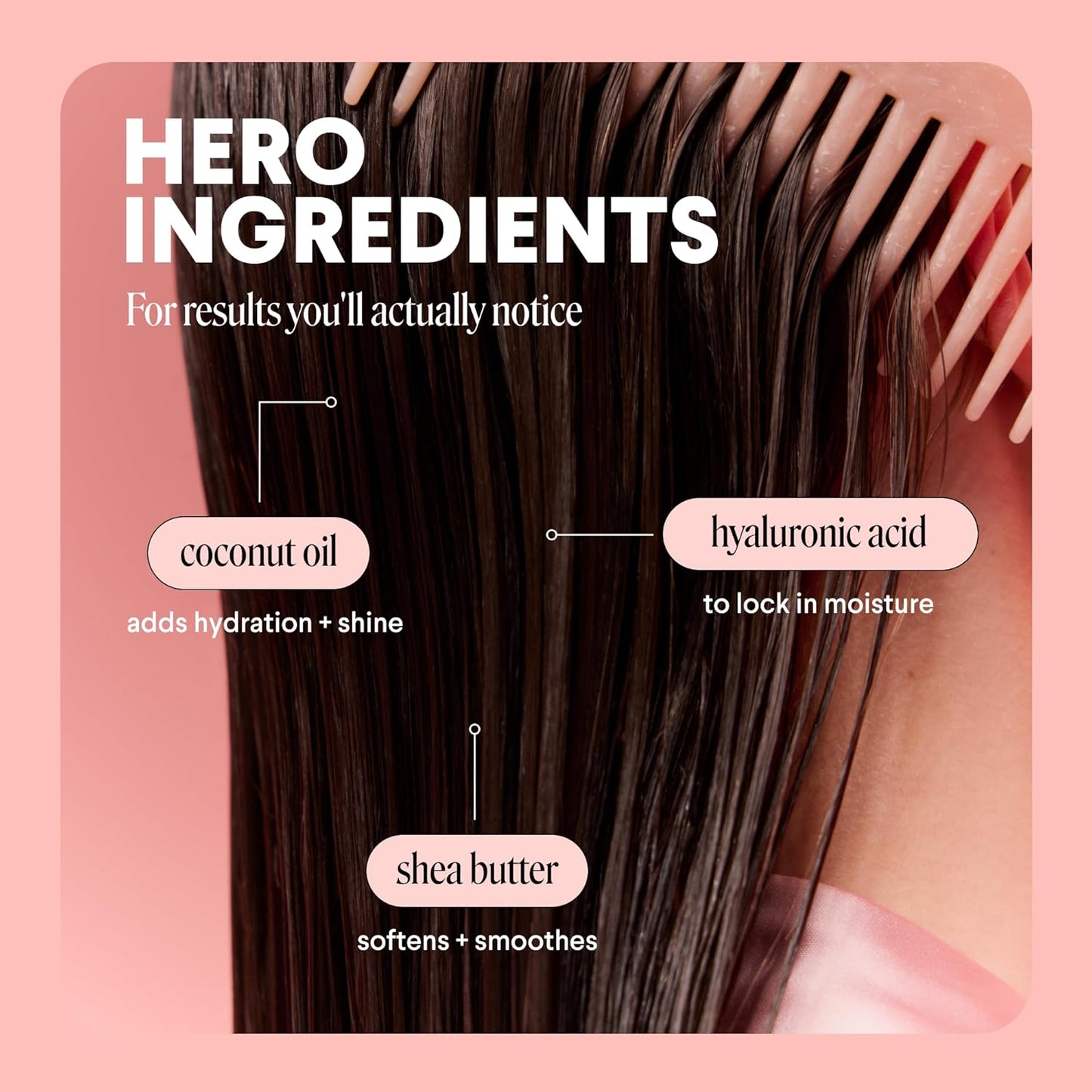 MONDAY HAIRCARE MOISTURE Conditioner with Hyaluronic Acid, Coconut Oil & Shea Butter for Dry & Dull Hair 354 mL