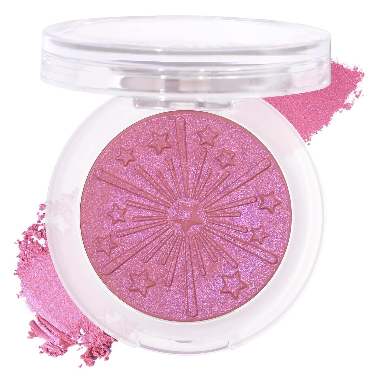 UCANBE Baked Blush Palette - Silky Blendable Powder for Natural Glow | 03 Peony